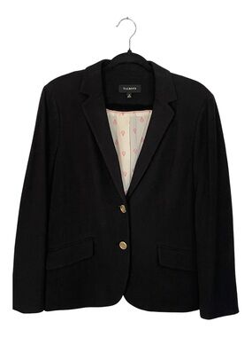 Talbots Black Blazer with Gold Buttons